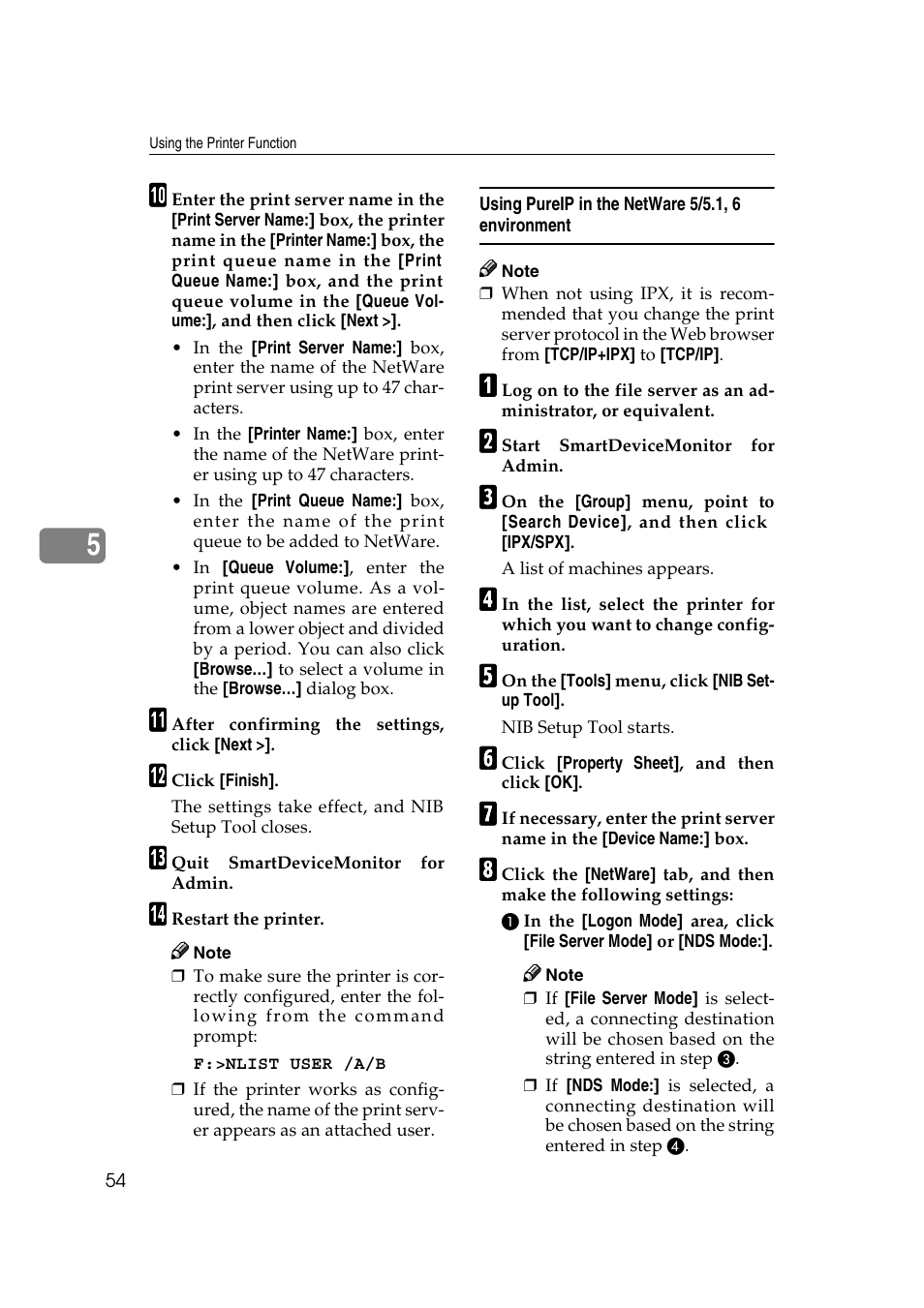 Using pureip in the netware 5/5.1, 6 environment | Ricoh Aficio 2018D User Manual | Page 676 / 814