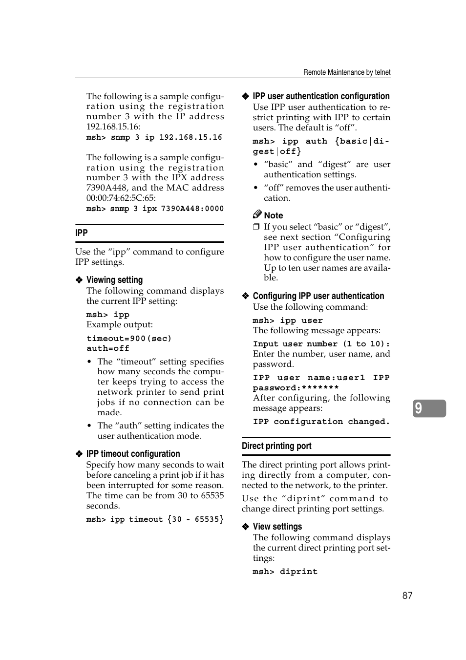 Direct printing port | Ricoh Aficio 2018D User Manual | Page 709 / 814