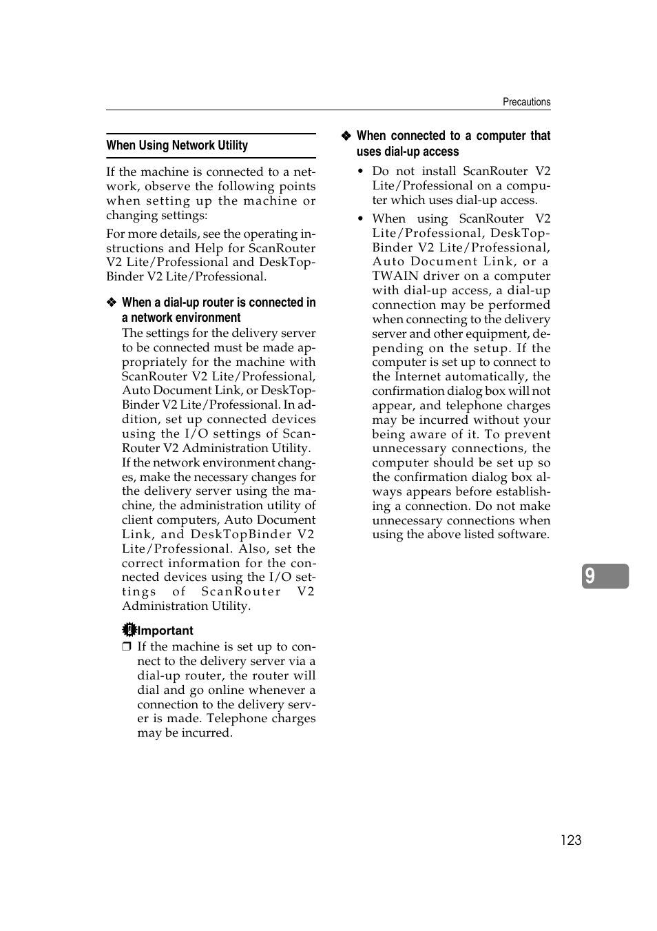 When using network utility | Ricoh Aficio 2018D User Manual | Page 745 / 814