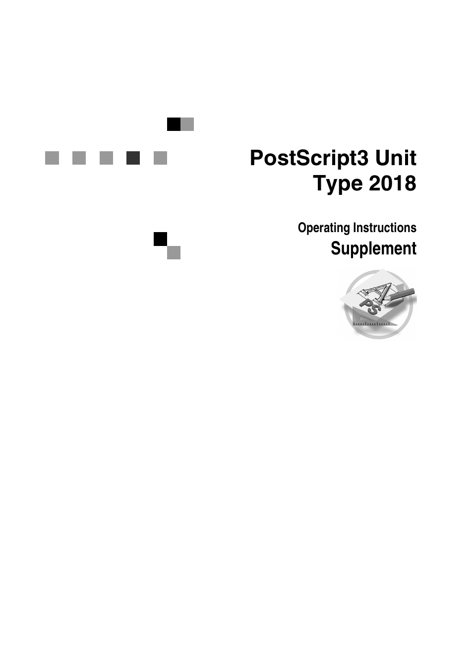 Postscript3, Supplement | Ricoh Aficio 2018D User Manual | Page 753 / 814