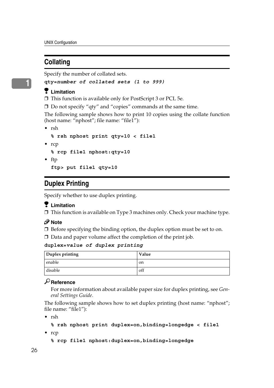 Collating, Duplex printing, Collating duplex printing | Ricoh Aficio 2018D User Manual | Page 808 / 814
