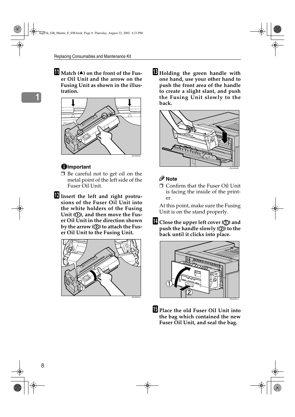 Ricoh AP3800C User Manual | Page 18 / 124