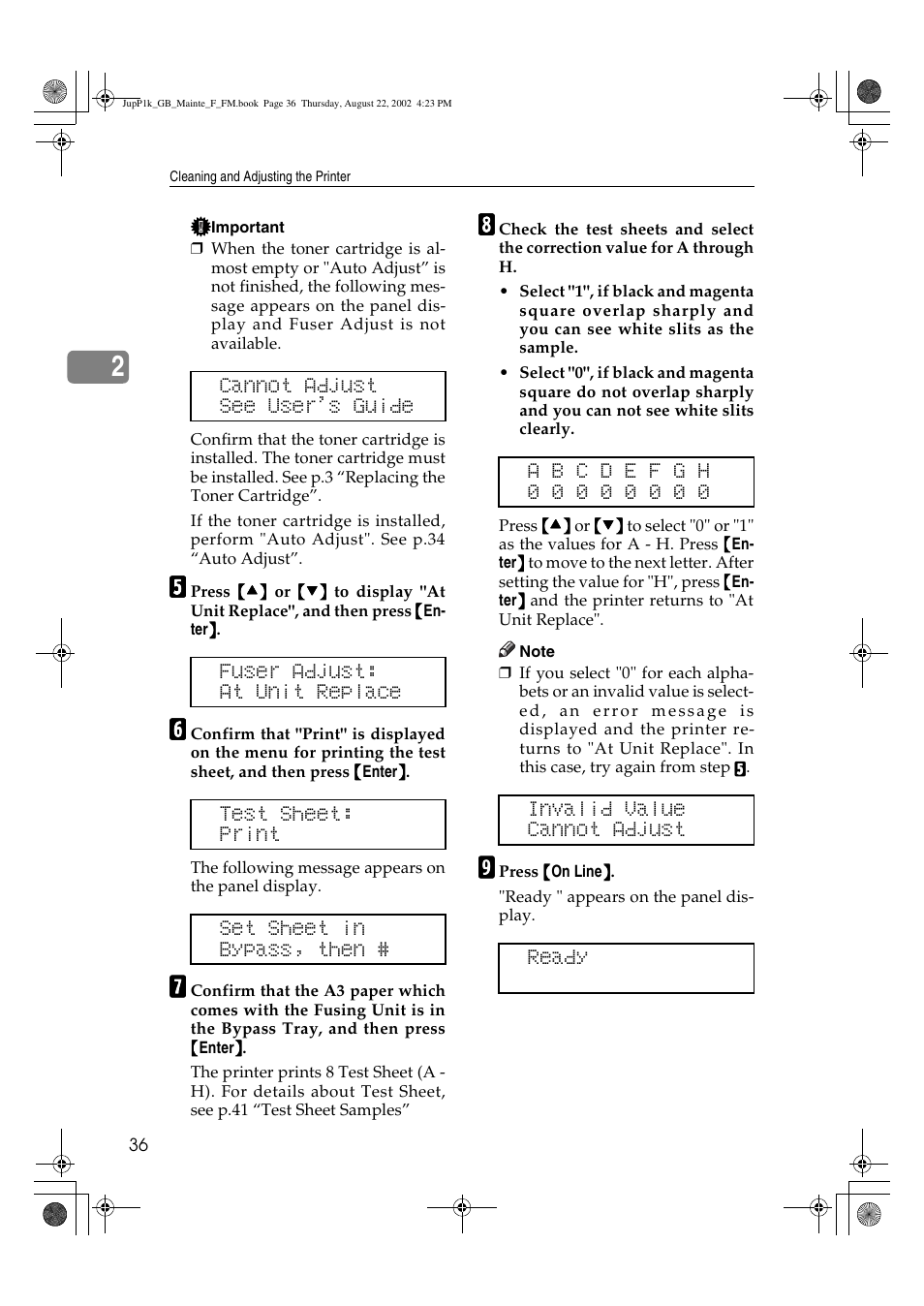 Ricoh AP3800C User Manual | Page 46 / 124