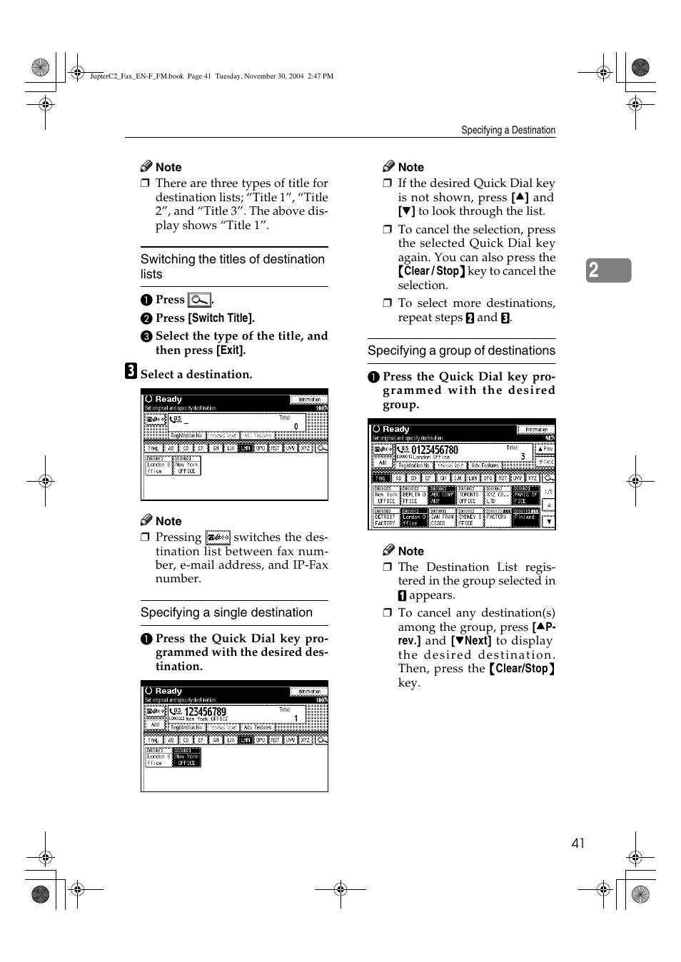Ricoh 3245 User Manual | Page 49 / 108