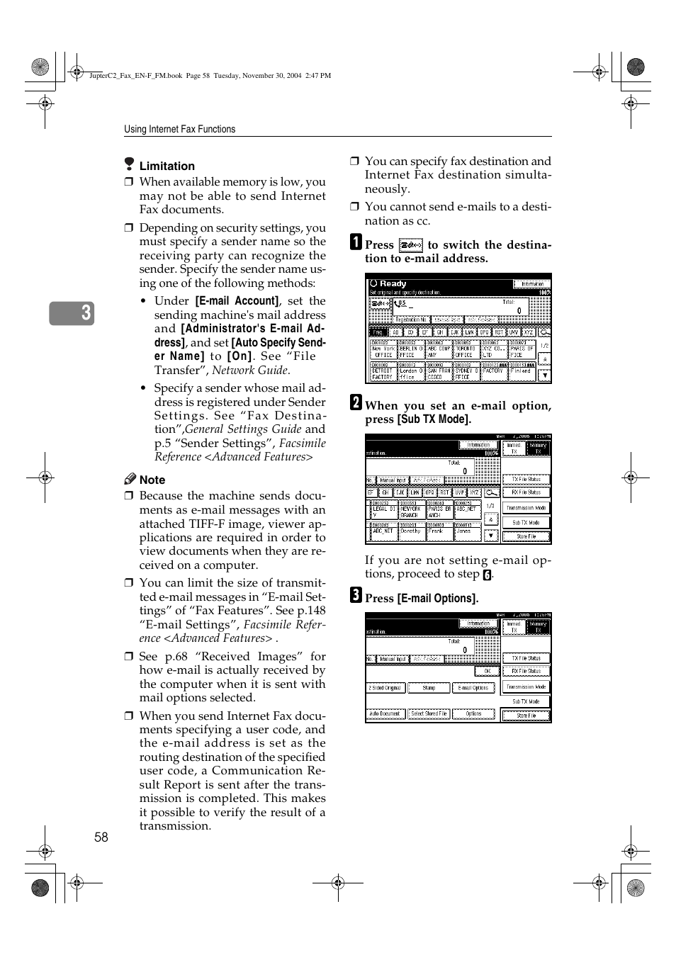 Ricoh 3245 User Manual | Page 66 / 108