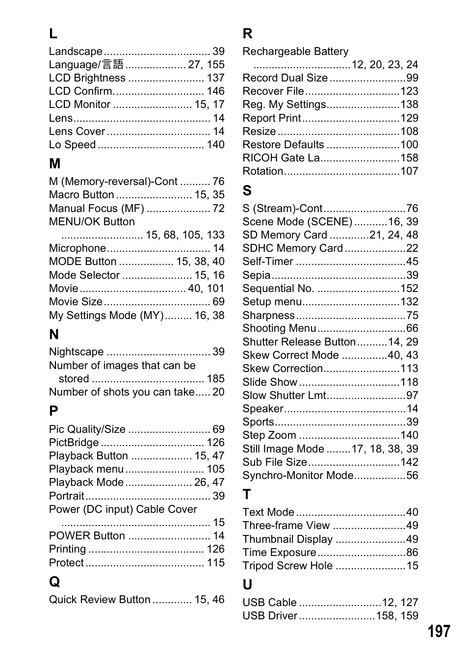 Ricoh Caplio R7 User Manual | Page 199 / 202