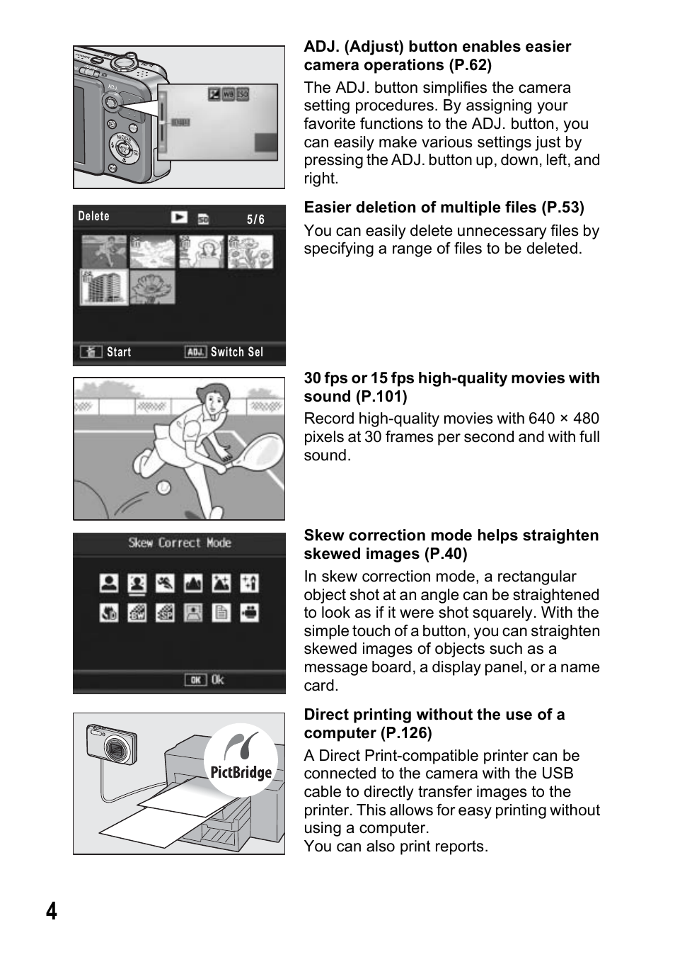 Ricoh Caplio R7 User Manual | Page 6 / 202
