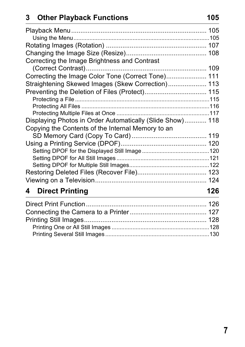 Ricoh Caplio R7 User Manual | Page 9 / 202