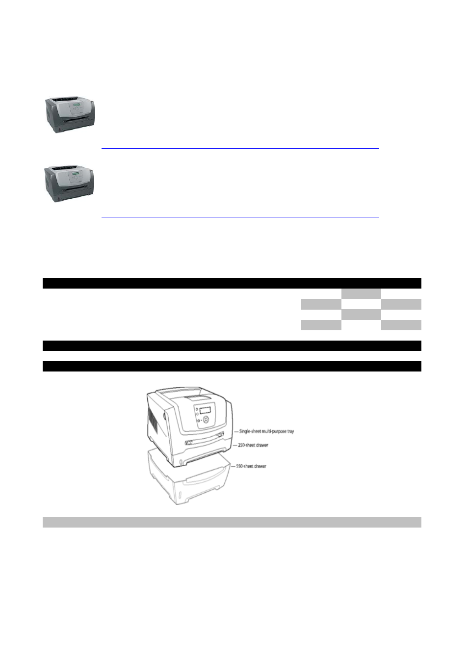 Infoprint solutions monochrome a4 entry printers | Ricoh M40 User Manual | Page 11 / 49
