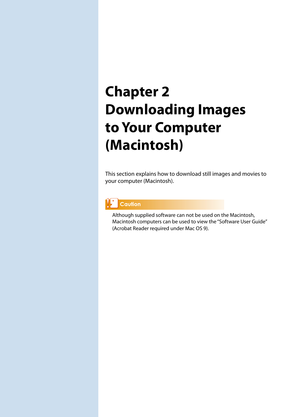 Chapter 2 downloading images to your, Computer (macintosh) | Ricoh G700SE User Manual | Page 14 / 50