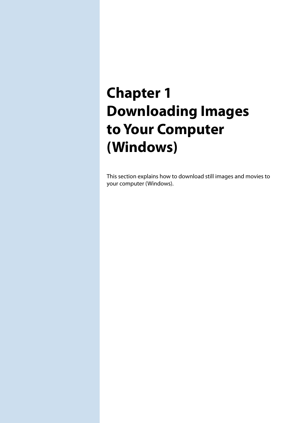 Chapter 1 downloading images to your, Computer (windows) | Ricoh G700SE User Manual | Page 4 / 50