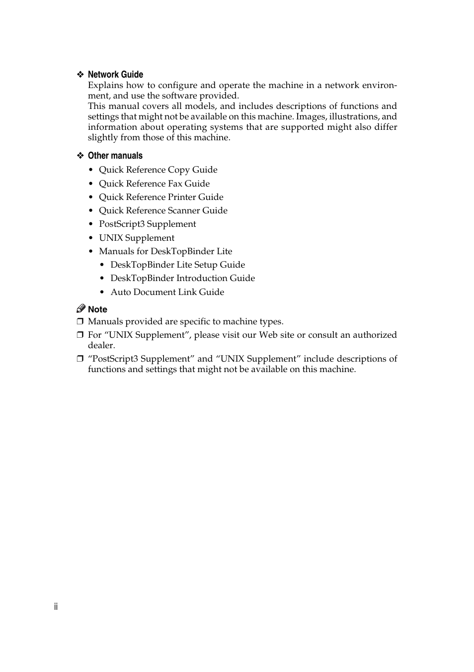 Ricoh Aficio IS 2425 User Manual | Page 4 / 114