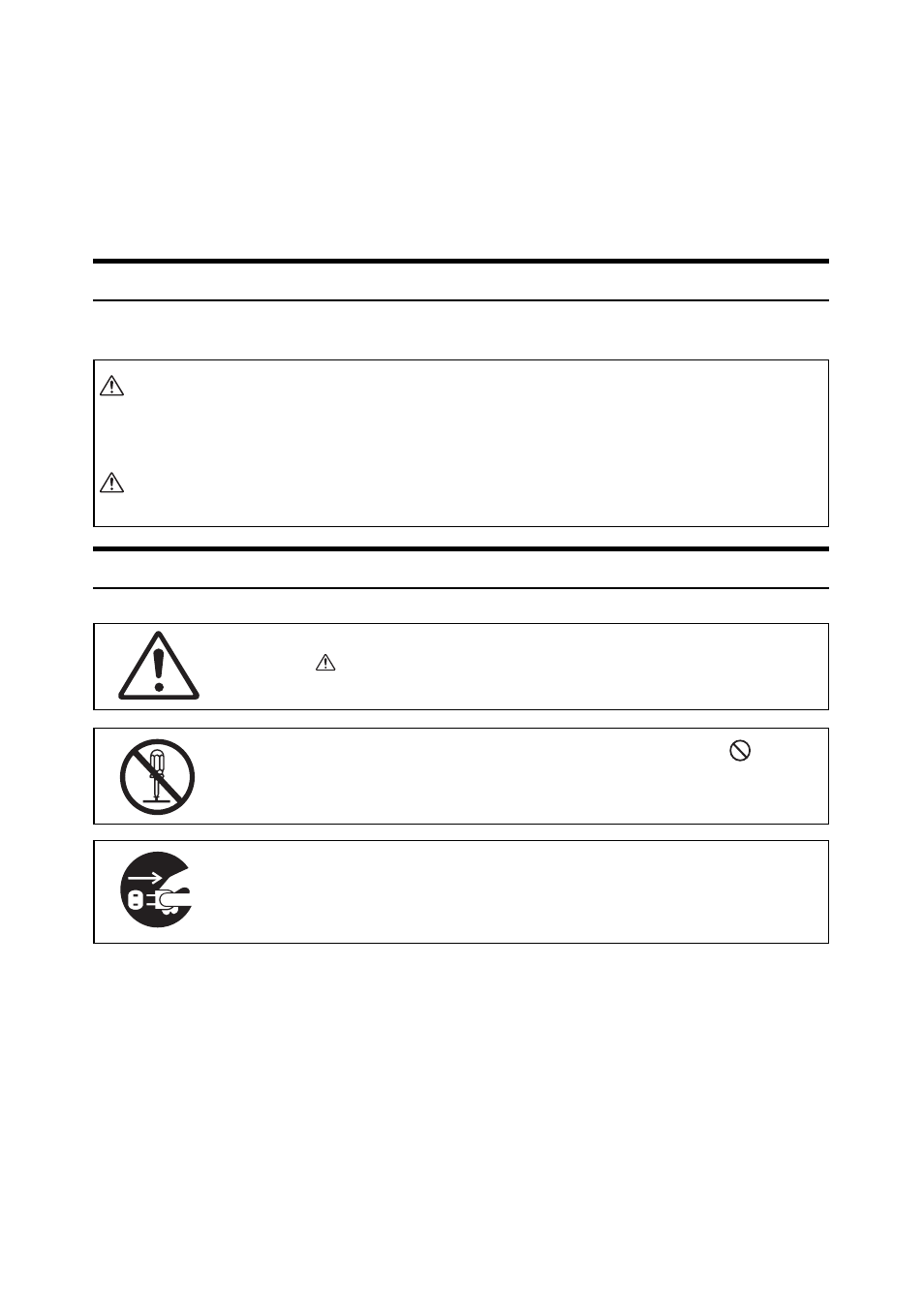 Safety information, Safety during operation, Examples of indications | Ricoh IS450 User Manual | Page 5 / 74