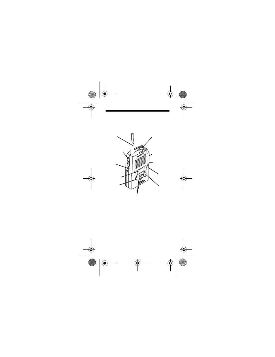 Operation, A quick look at the radio | Ricoh 21-1825 User Manual | Page 11 / 24