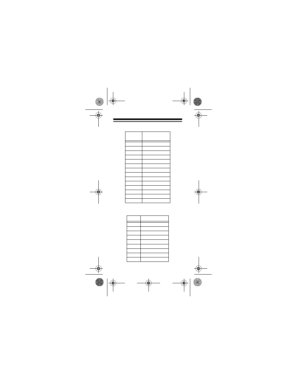 Frs frequencies quiet codes | Ricoh 21-1825 User Manual | Page 16 / 24