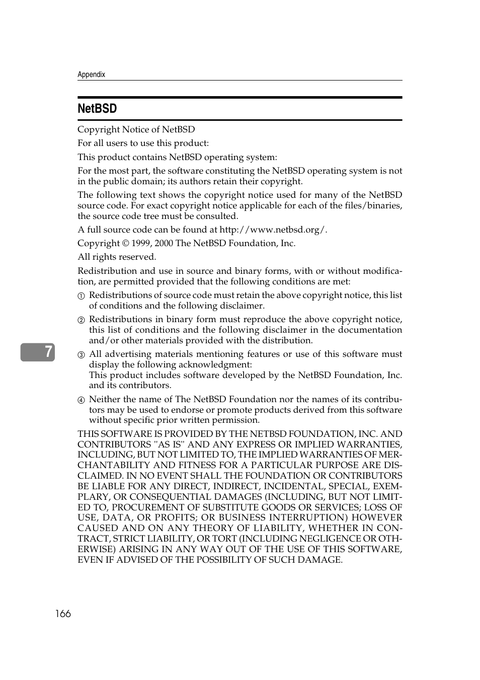 Netbsd | Ricoh AP2610N User Manual | Page 268 / 472