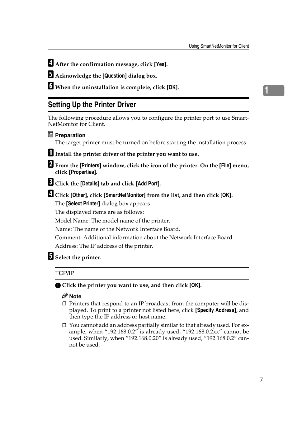Setting up the printer driver | Ricoh AP2610N User Manual | Page 297 / 472