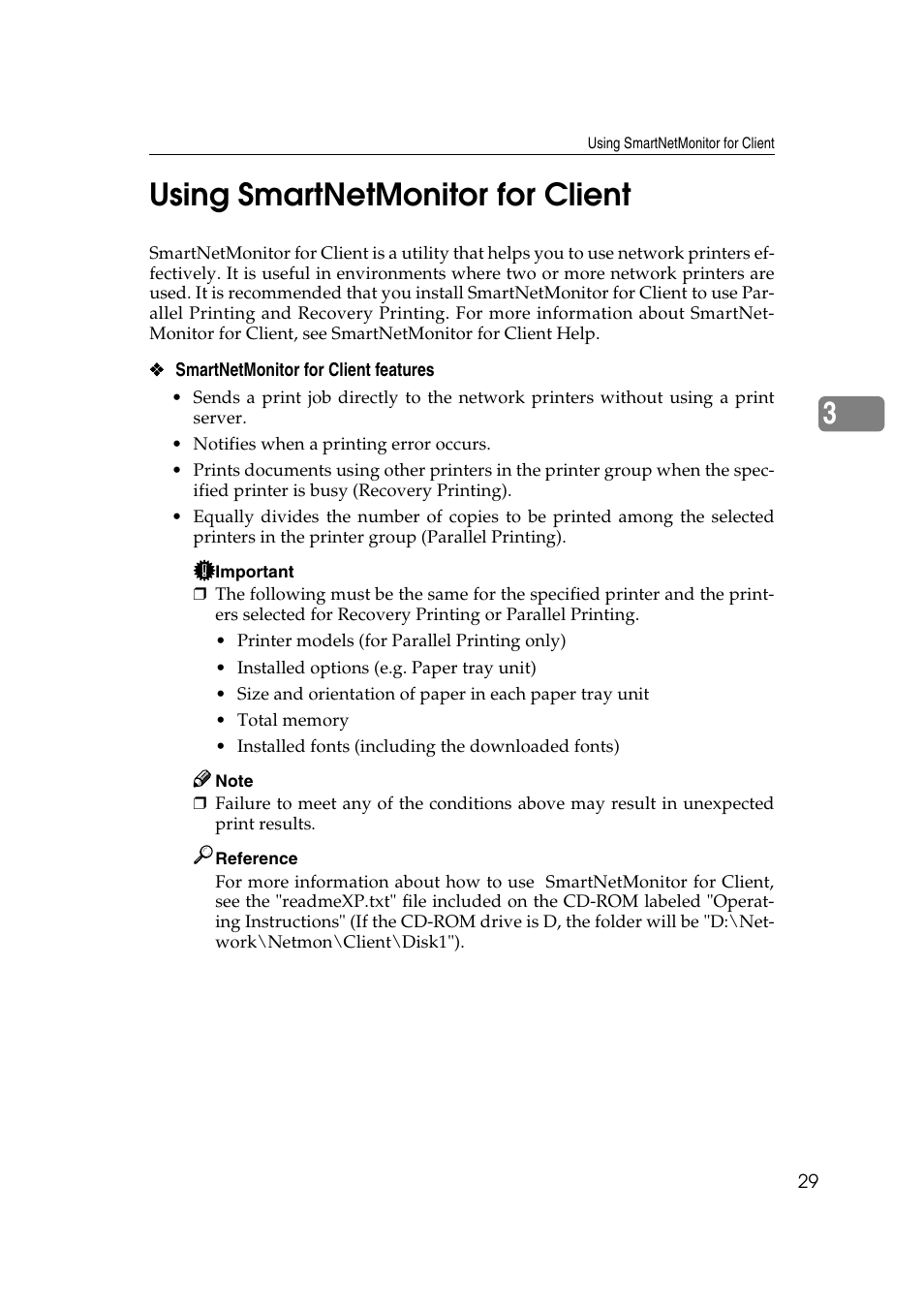 Using smartnetmonitor for client, 3using smartnetmonitor for client | Ricoh AP2610N User Manual | Page 319 / 472