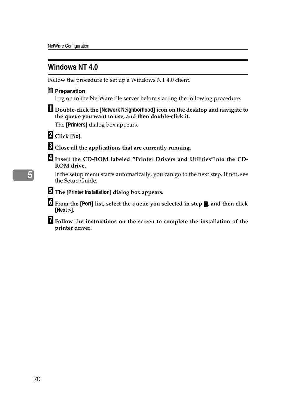 Windows nt 4.0 | Ricoh AP2610N User Manual | Page 360 / 472