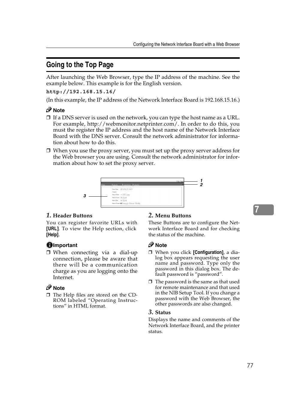 Going to the top page | Ricoh AP2610N User Manual | Page 367 / 472