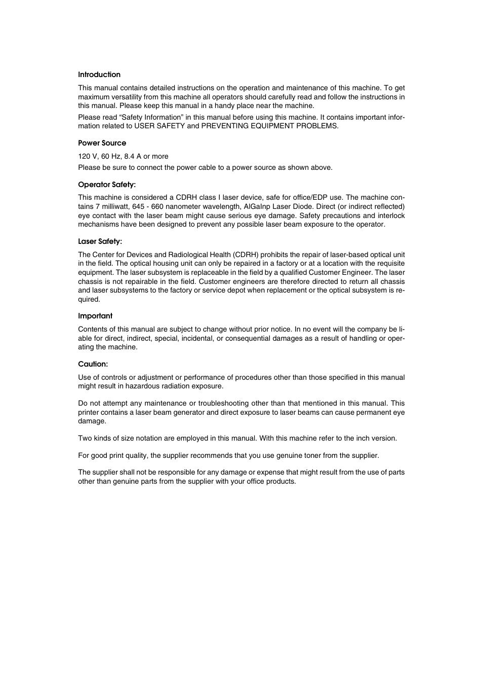 Ricoh AP2610N User Manual | Page 4 / 472