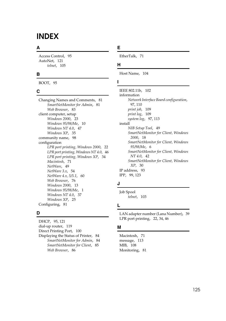 Index | Ricoh AP2610N User Manual | Page 415 / 472