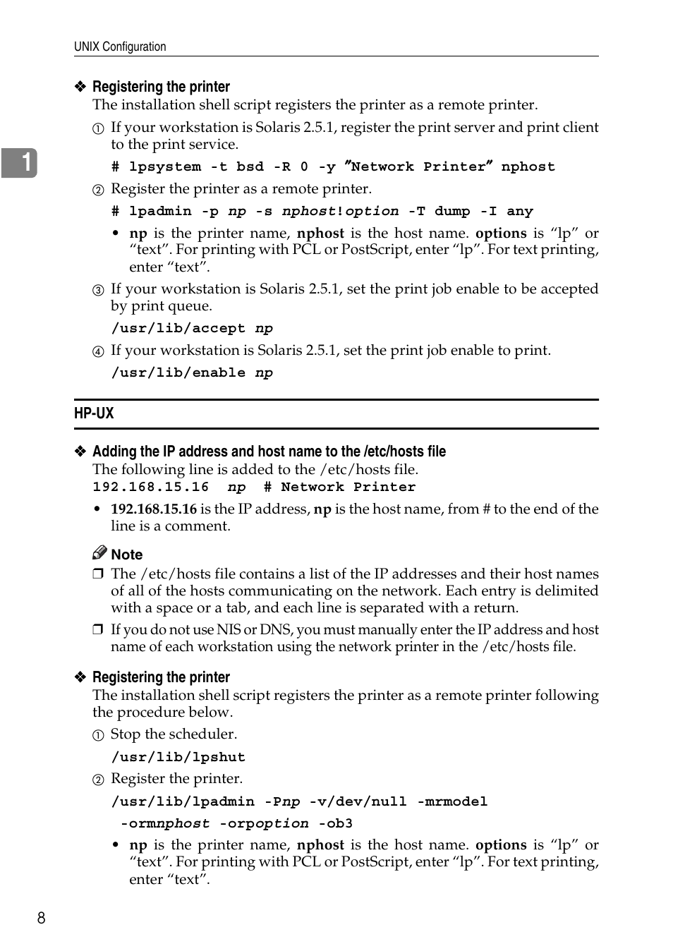 Hp-ux | Ricoh AP2610N User Manual | Page 460 / 472