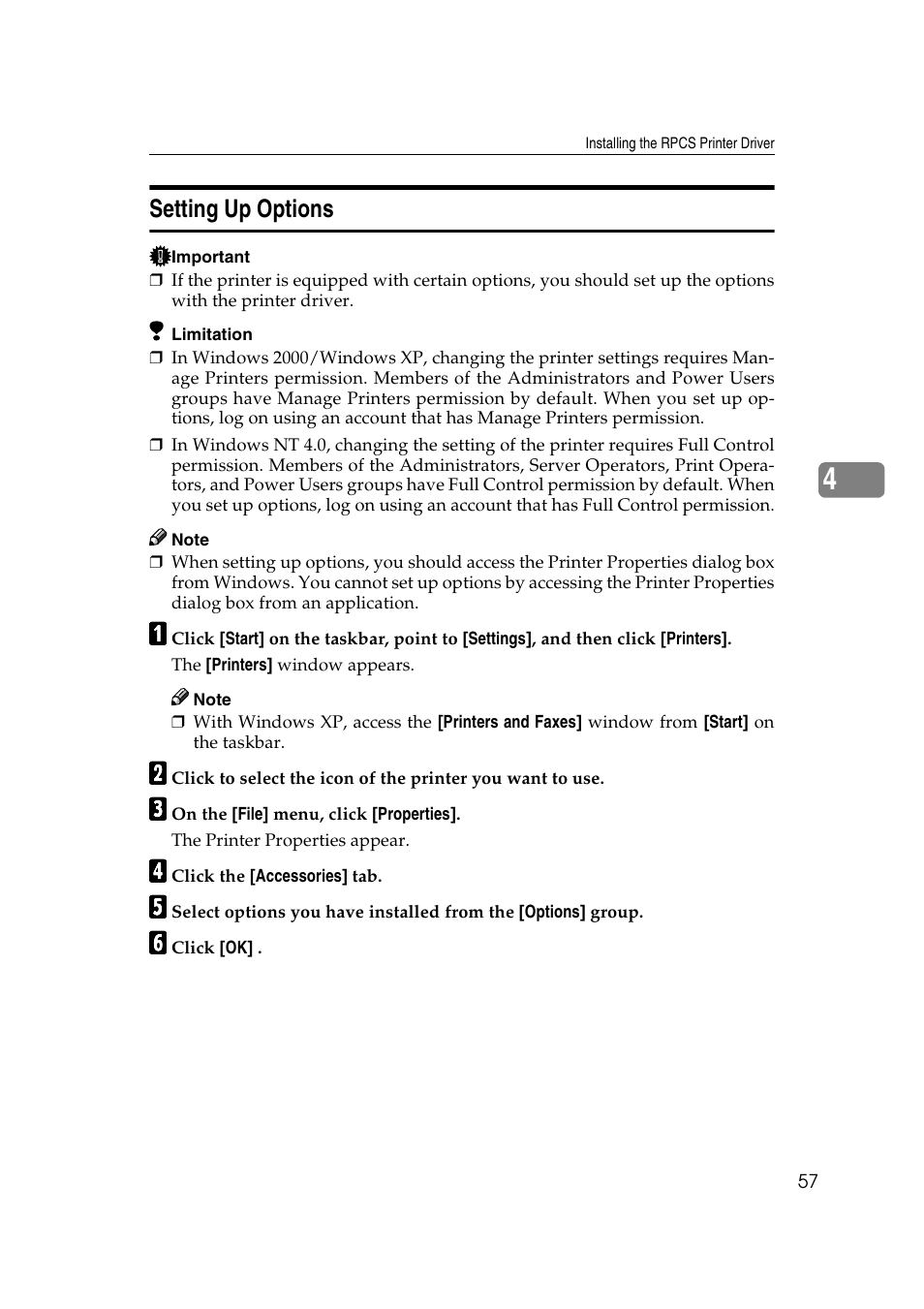 Setting up options | Ricoh AP2610N User Manual | Page 71 / 472