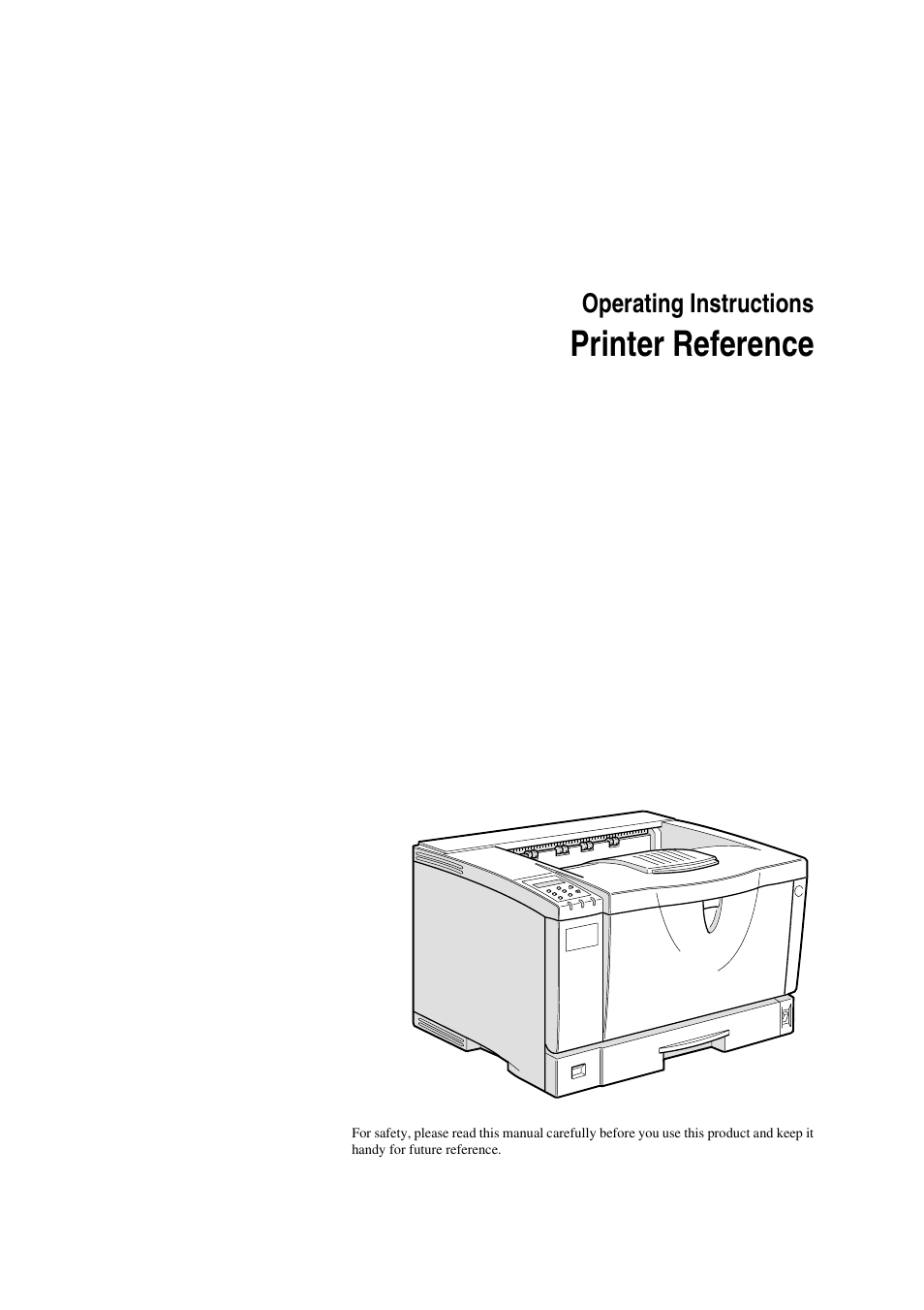 Operating instructions printer reference, Printer reference | Ricoh AP2610N User Manual | Page 95 / 472