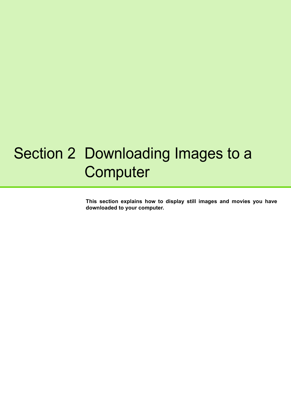 Section 2 downloading images to a computer, Section 2 downloading images to a, Computer | Ricoh CAPLIO G4 WIDE User Manual | Page 133 / 190