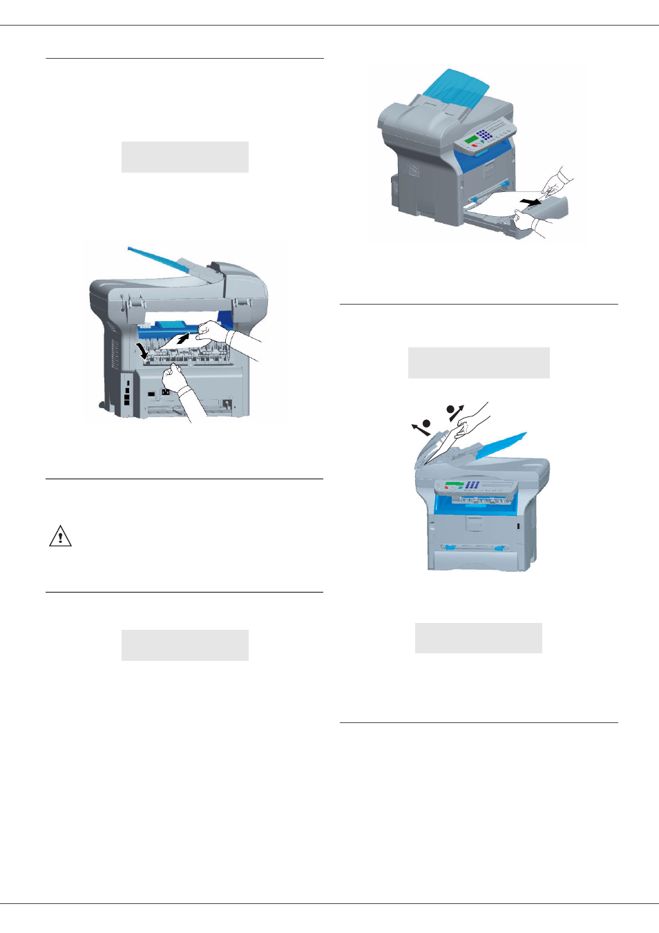 Paper jam, Scanner issues, Miscellaneous issues | 9 - maintenance, Sp 1000sf | Ricoh Aficio SP 1000SF User Manual | Page 55 / 59