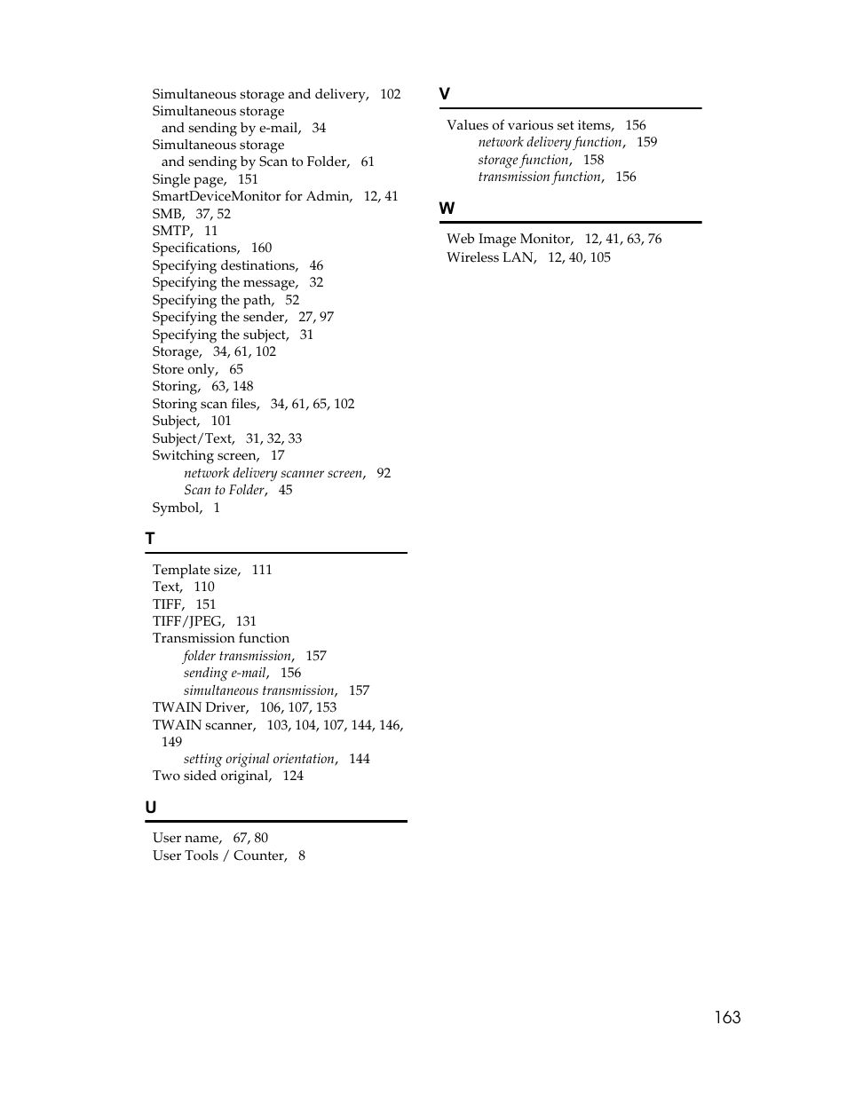 Ricoh Printer/Scanner Unit Type 8000 User Manual | Page 171 / 174