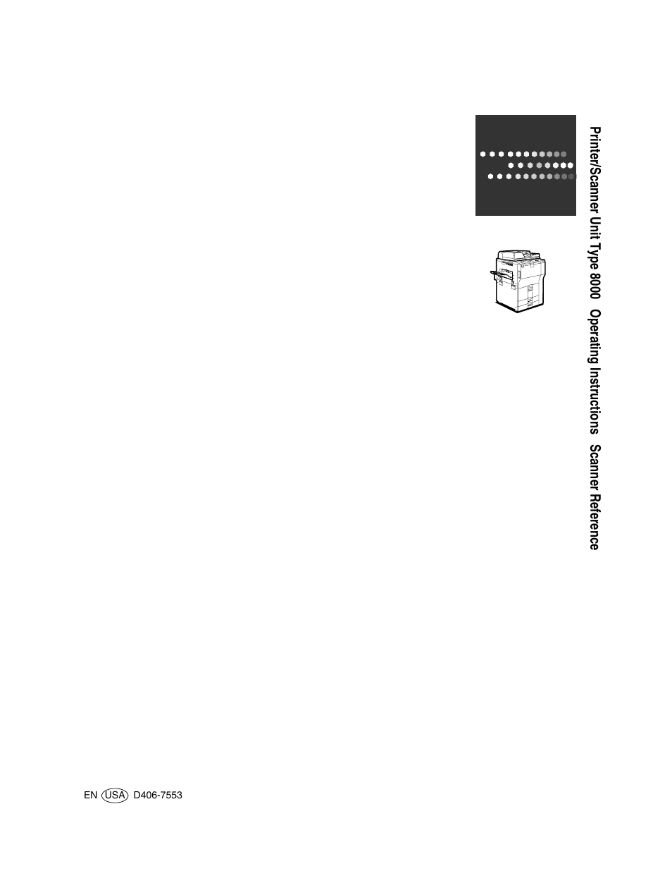Ricoh Printer/Scanner Unit Type 8000 User Manual | Page 174 / 174