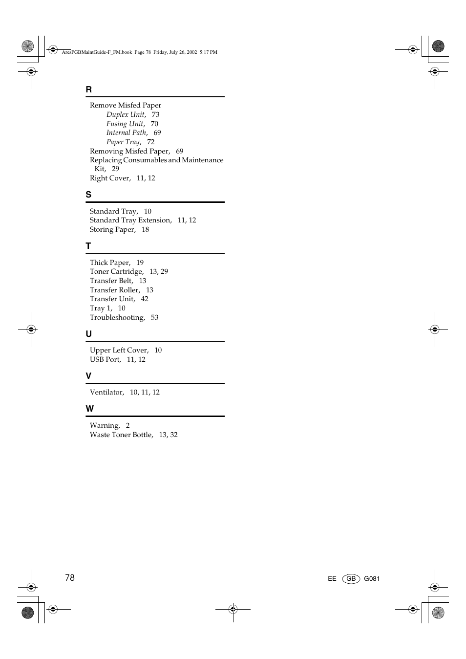 Ricoh CL3000DN User Manual | Page 82 / 84