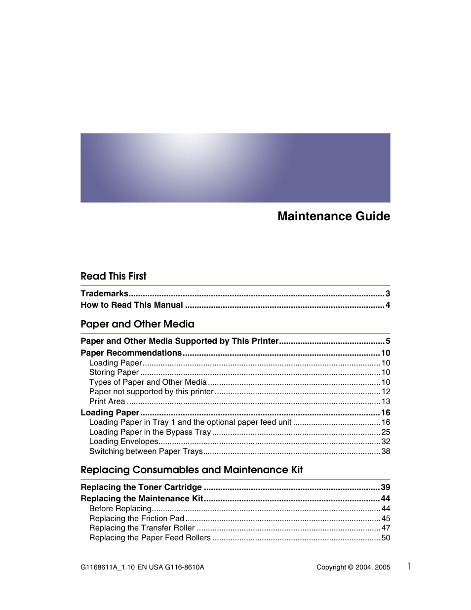 Ricoh Aficio AP610i User Manual | 117 pages