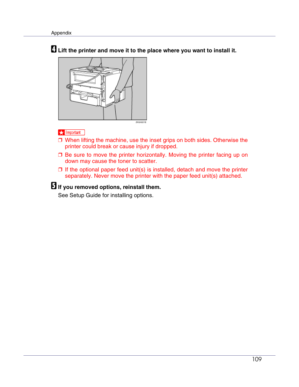 Ricoh Aficio AP610i User Manual | Page 109 / 117
