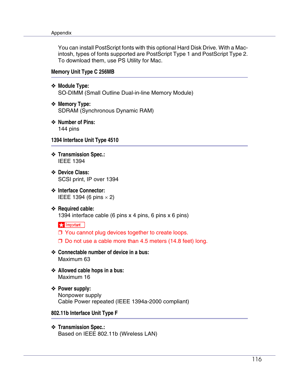 Ricoh Aficio AP610i User Manual | Page 116 / 117