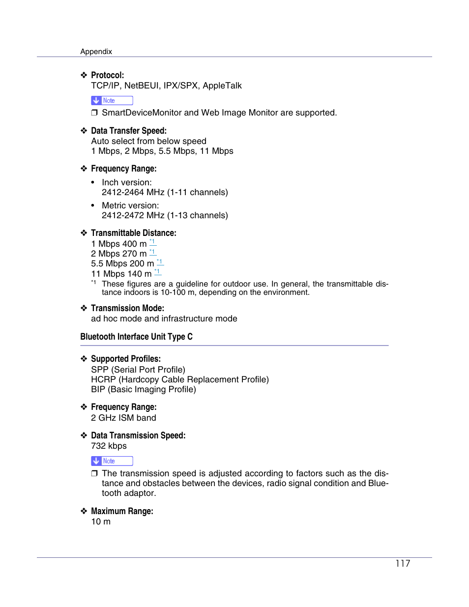 Ricoh Aficio AP610i User Manual | Page 117 / 117