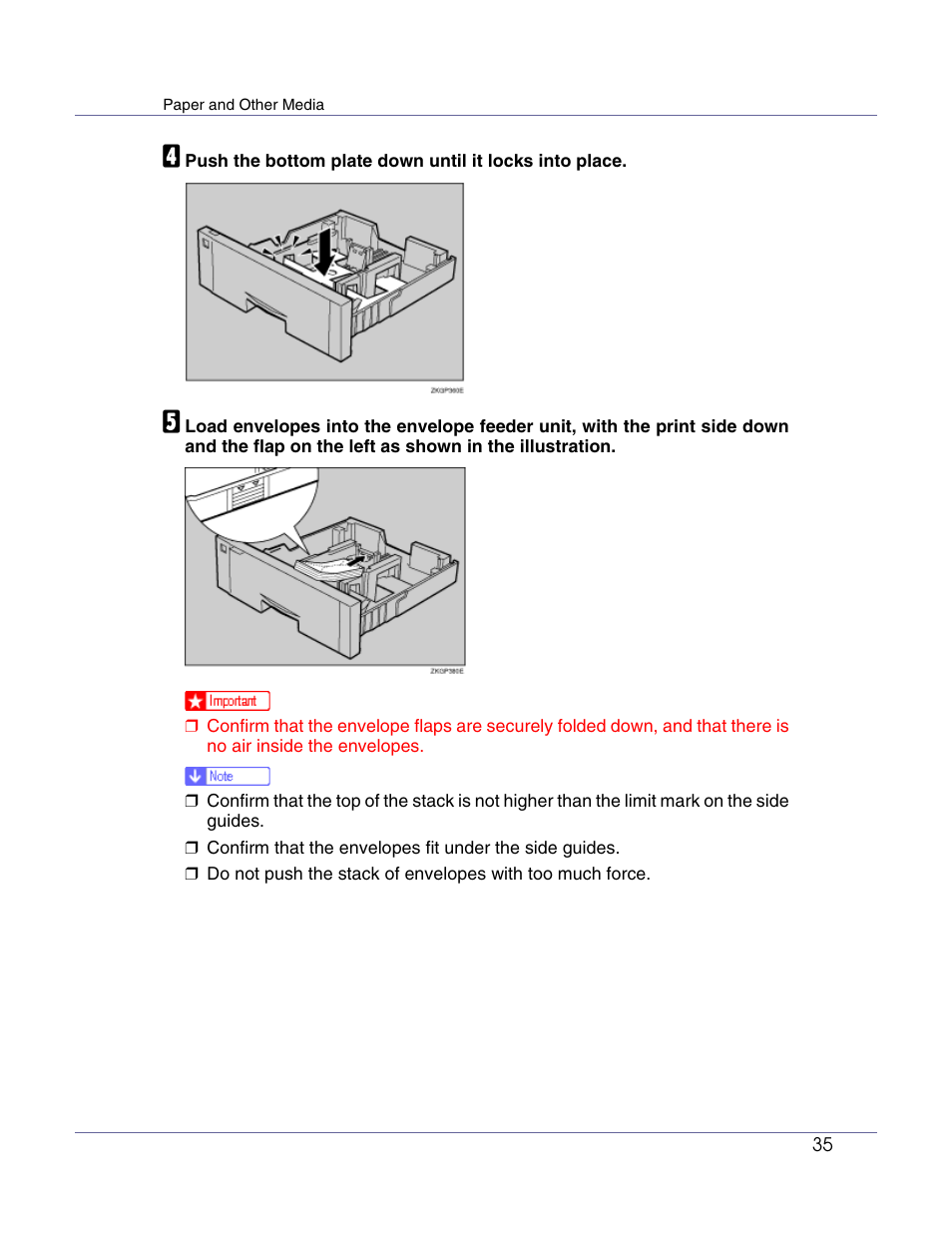 Ricoh Aficio AP610i User Manual | Page 35 / 117