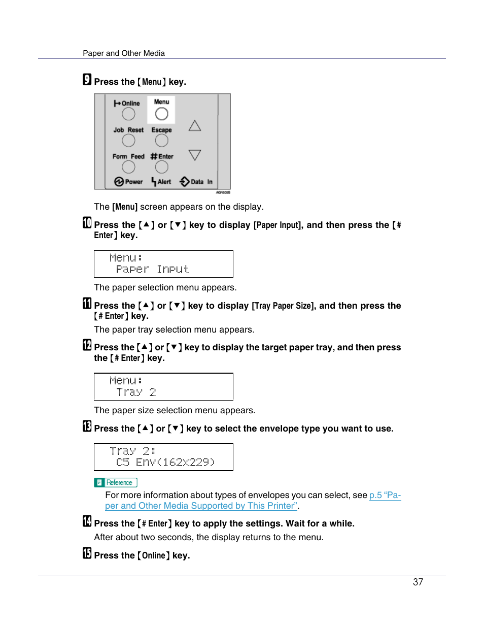 Ricoh Aficio AP610i User Manual | Page 37 / 117