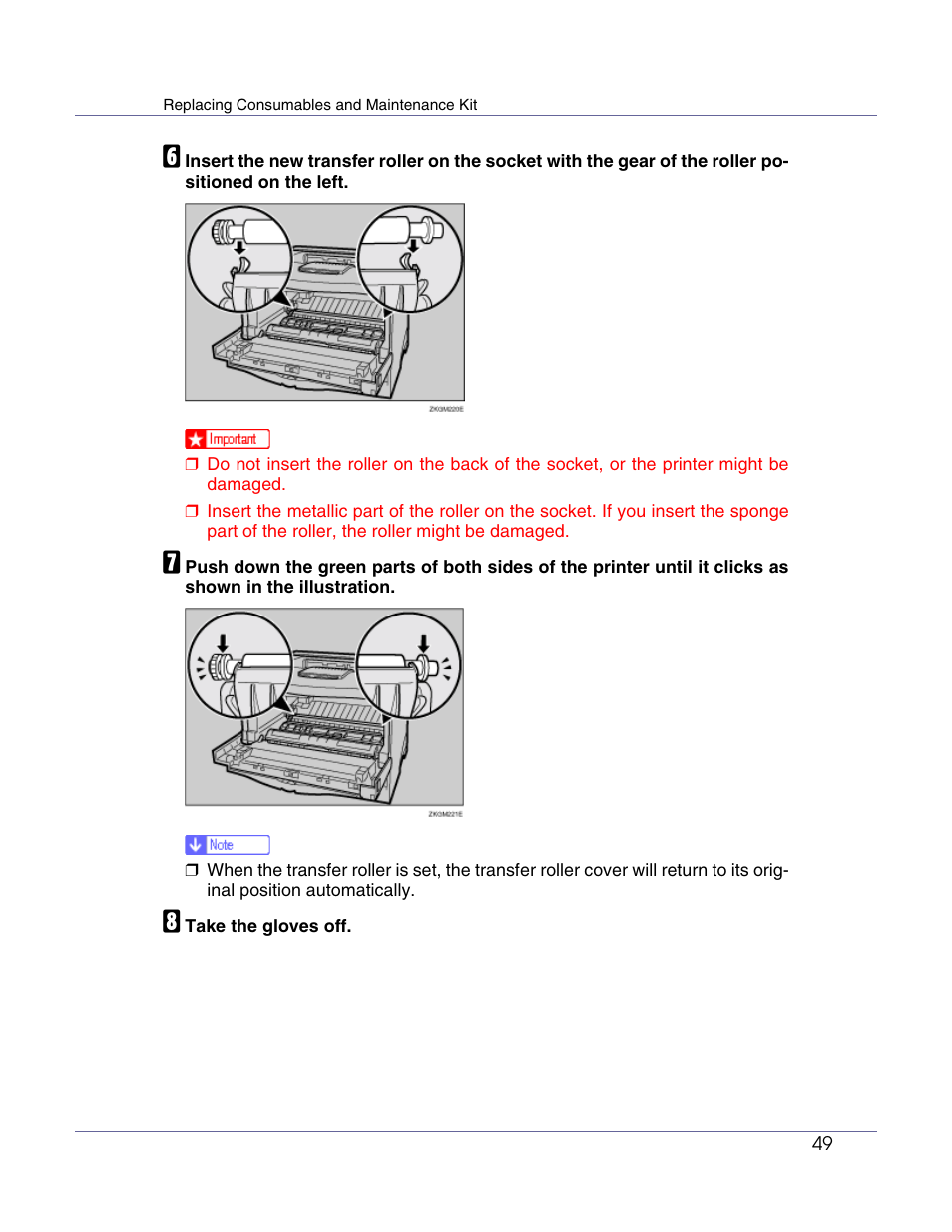 Ricoh Aficio AP610i User Manual | Page 49 / 117