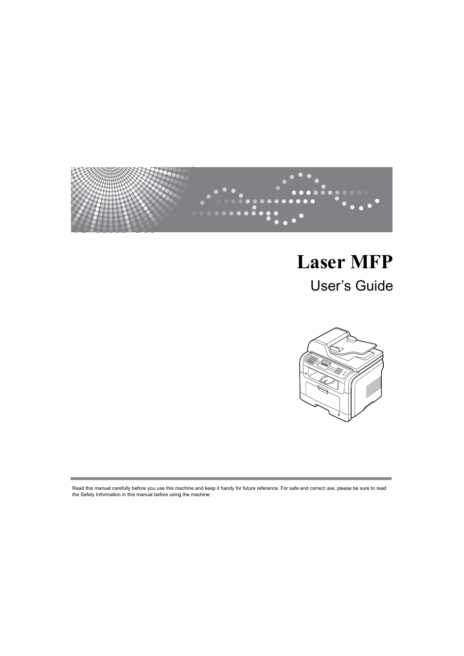 Ricoh Laser MFP Printer User Manual | 129 pages