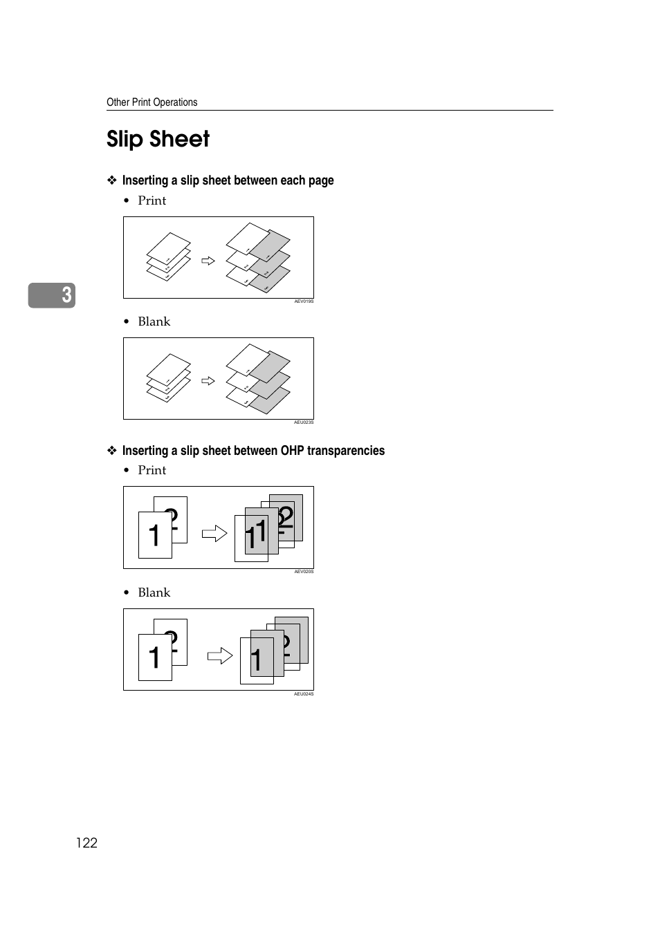 Slip sheet, 3slip sheet | Ricoh Printer Reference User Manual | Page 130 / 162