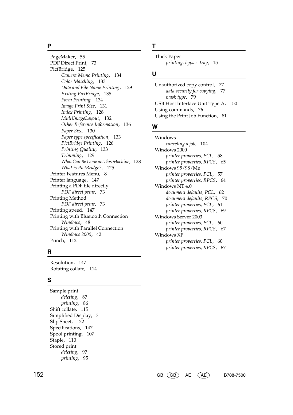 Ricoh Printer Reference User Manual | Page 160 / 162