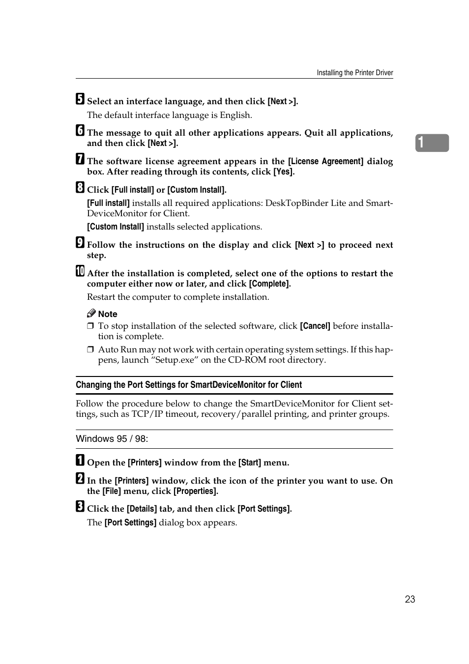 Ricoh Printer Reference User Manual | Page 31 / 162
