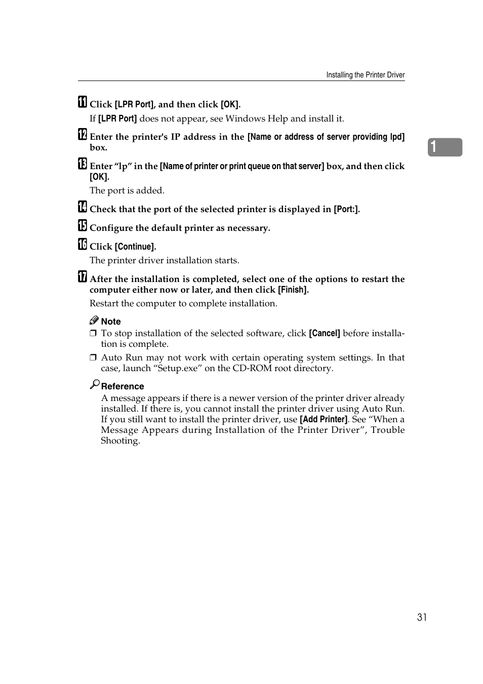 Ricoh Printer Reference User Manual | Page 39 / 162