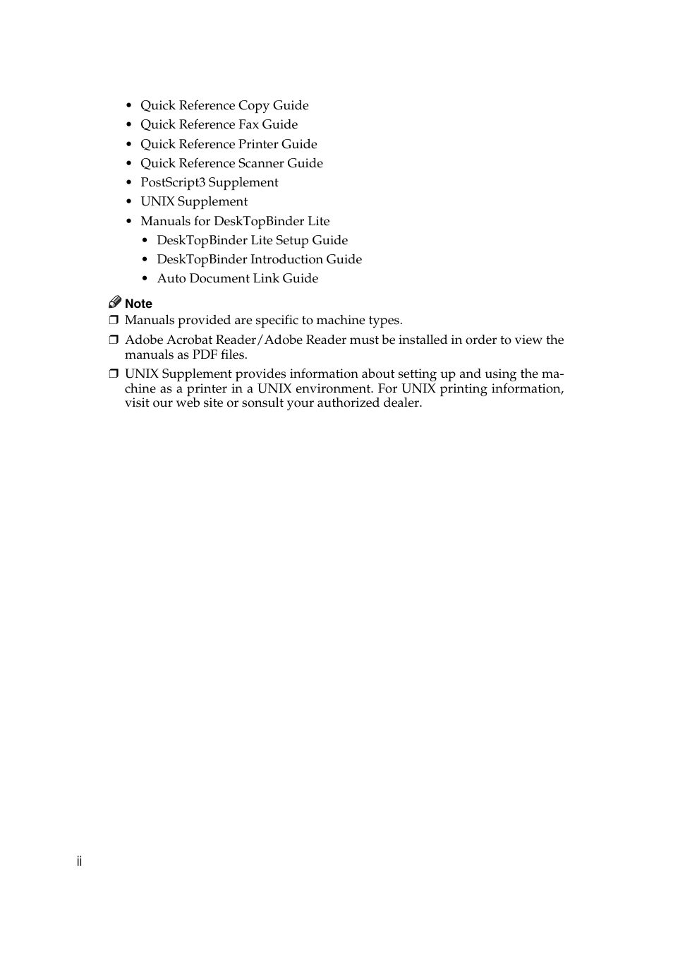 Ricoh Printer Reference User Manual | Page 4 / 162
