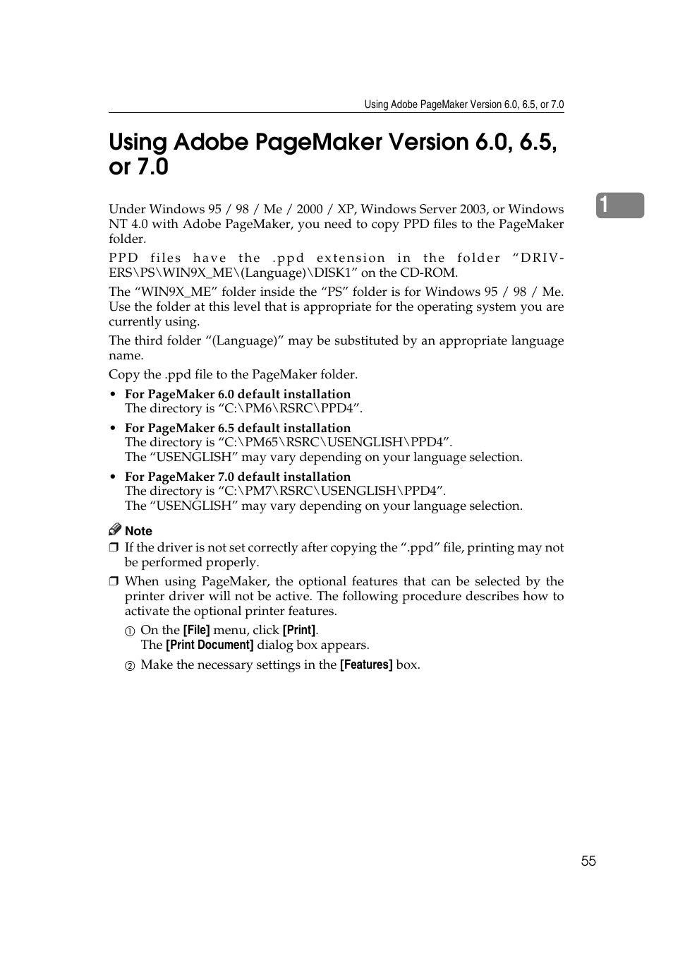 Ricoh Printer Reference User Manual | Page 63 / 162
