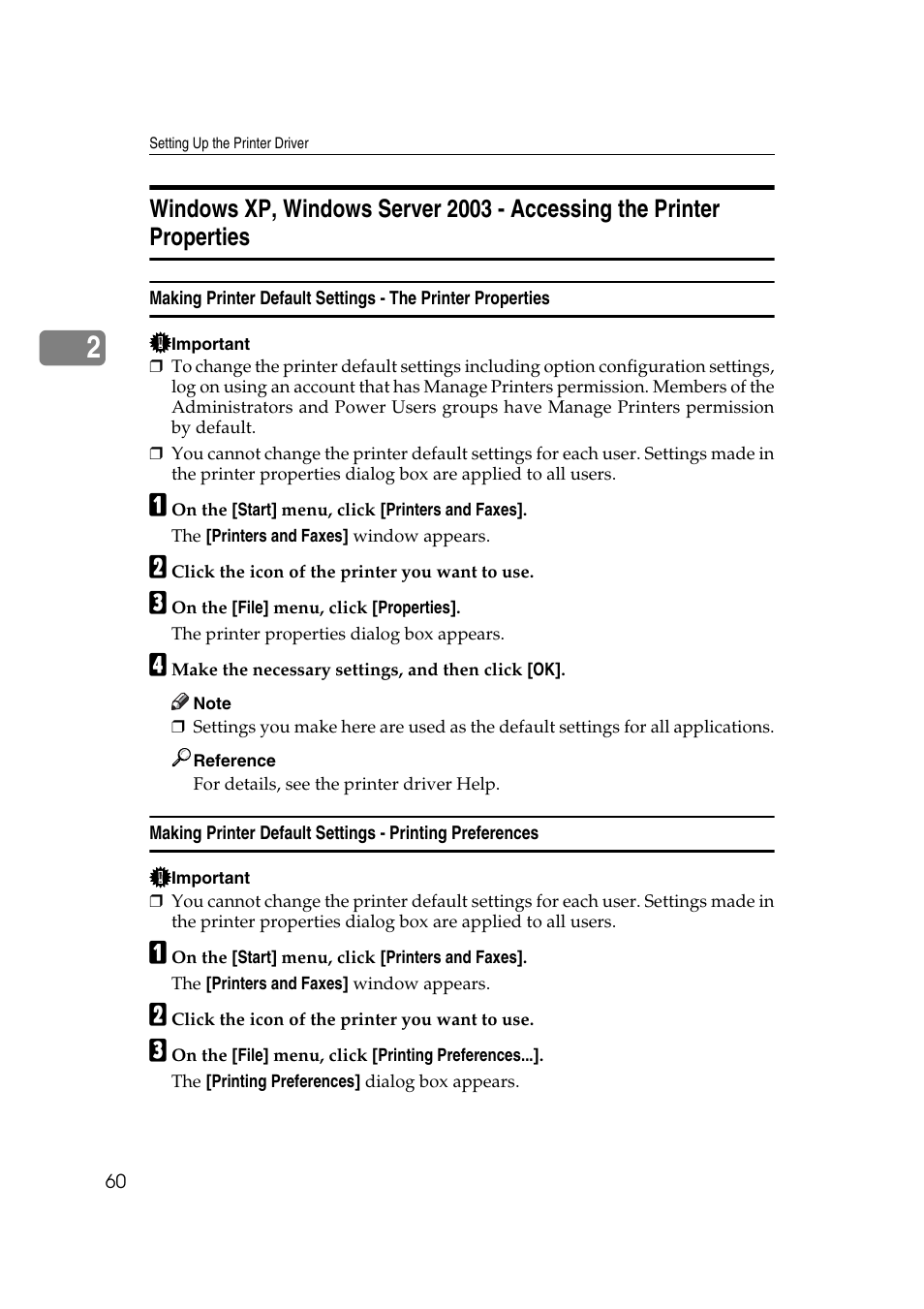 Ricoh Printer Reference User Manual | Page 68 / 162