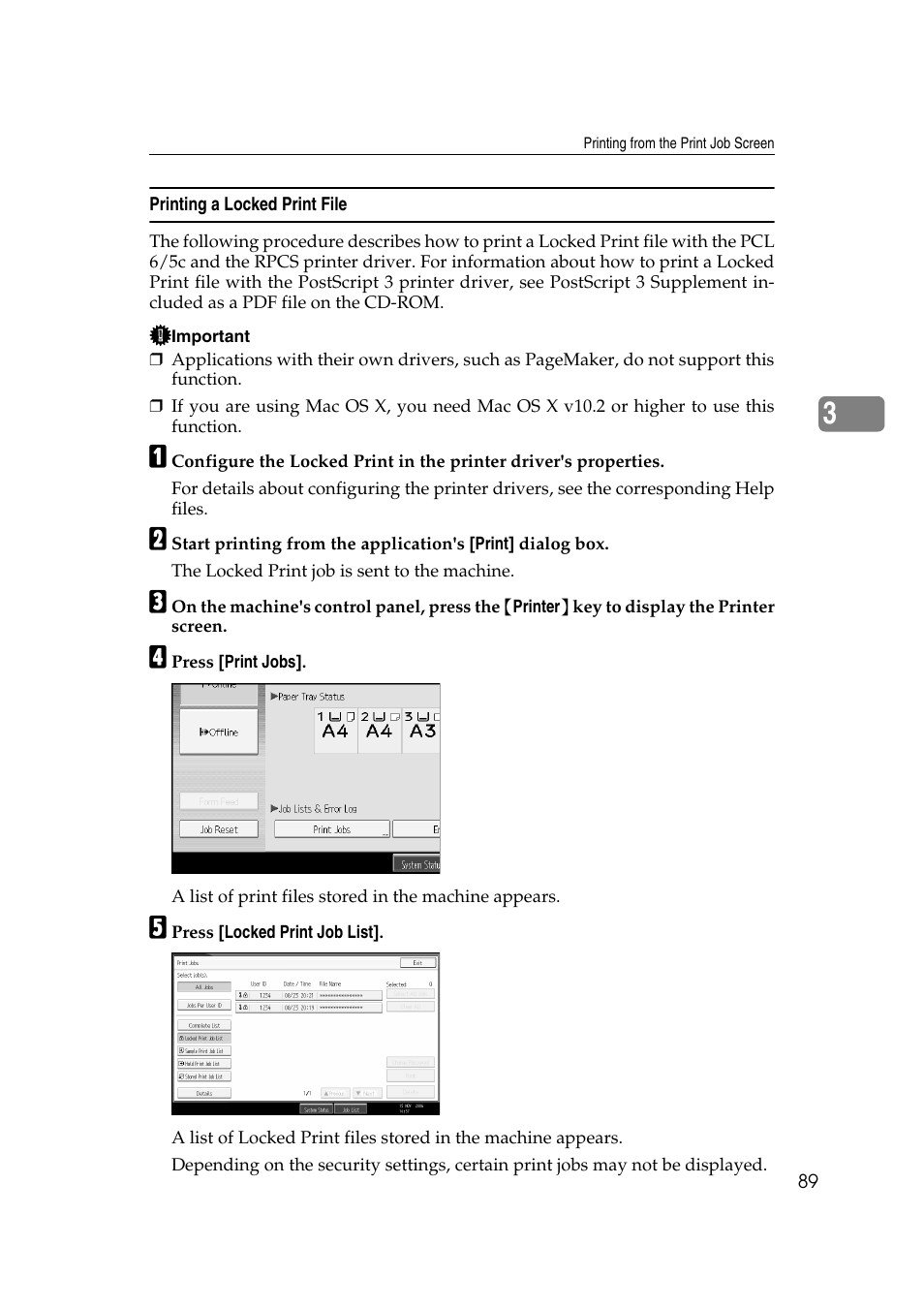 Printing a locked print file | Ricoh Printer Reference User Manual | Page 97 / 162